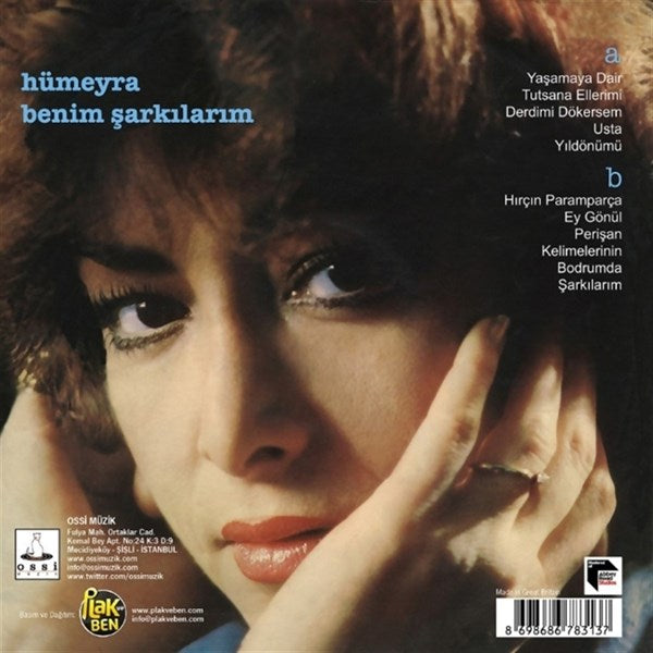 Hümeyra - Benim Sarkilarim Plak ( Schallplatte )