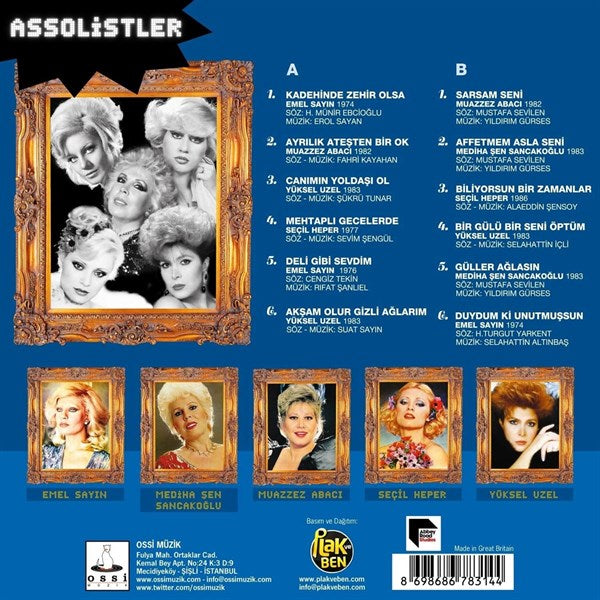 Assolistler Plak ( Schallplatte )