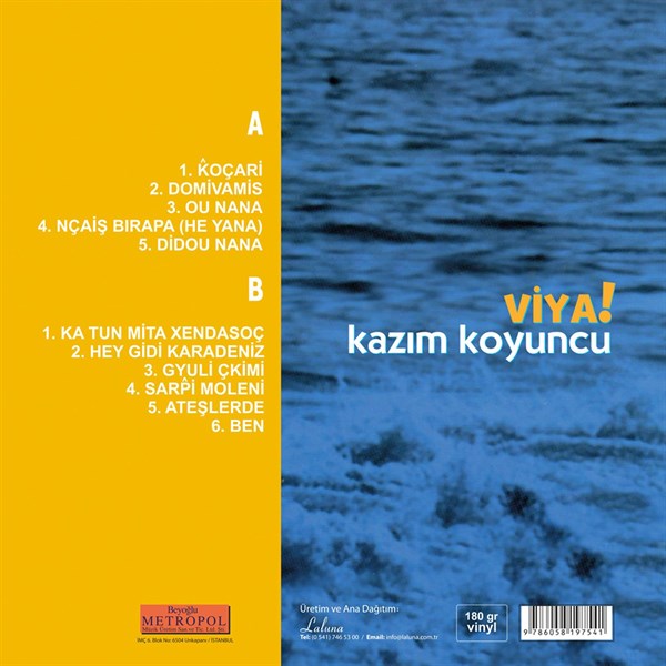 Kazim Koyuncu - Viya Plak ( Schallplatte )