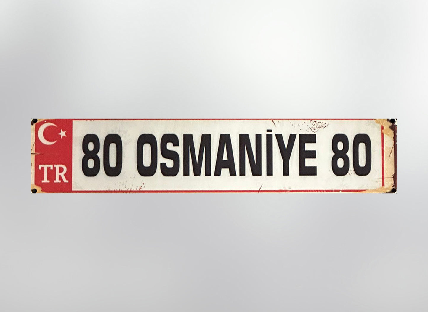 80 Osmaniye Plaka / Kennzeichen