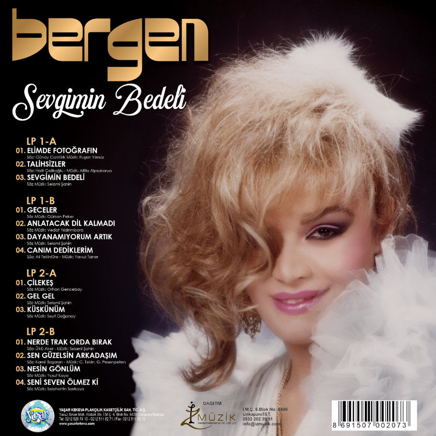 Bergen - Sevgimin Bedeli Plak ( 2 Schallplatten )