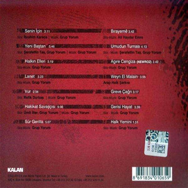 Grup Yorum - Halkın Elleri (CD)