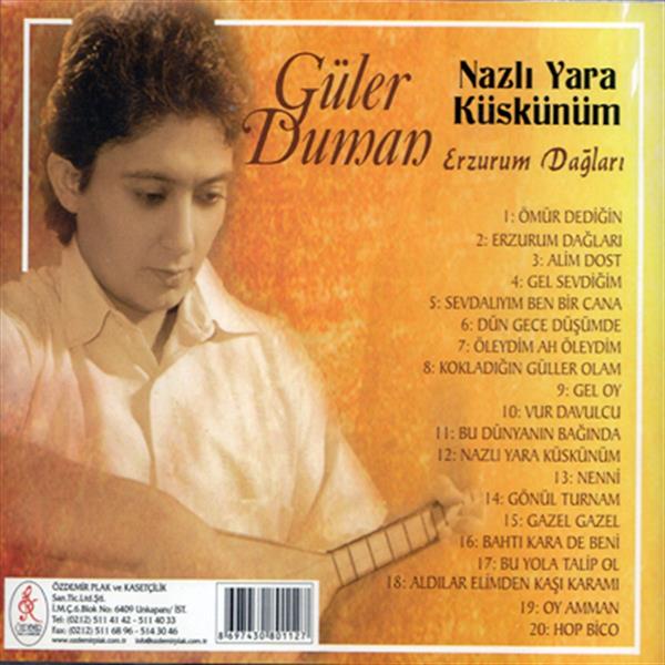Güler Duman - Nazlı Yara Küskünüm & Erzurum Dağlar ı (CD)